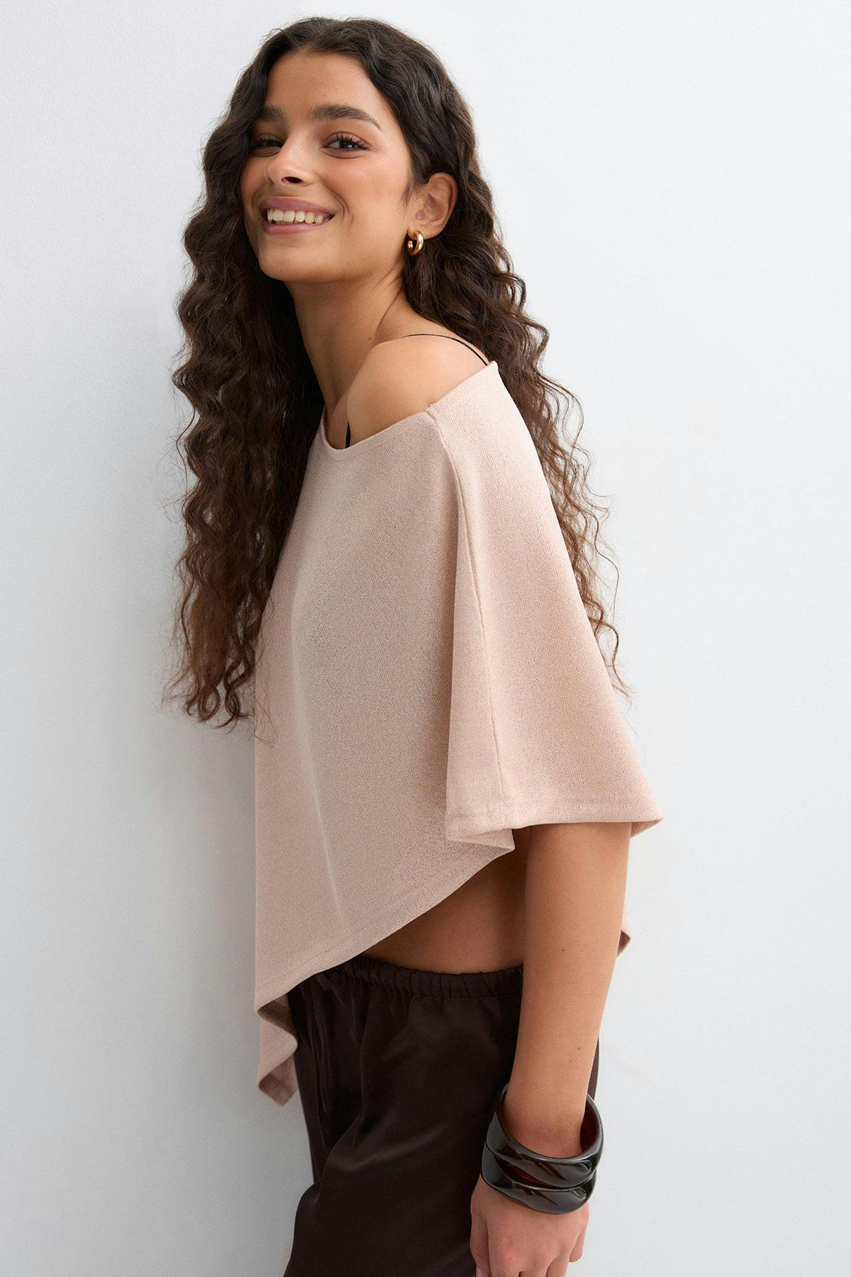 Poncho top - Noir