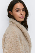Pile coat - Beige clair
