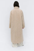 Pile coat - Beige clair