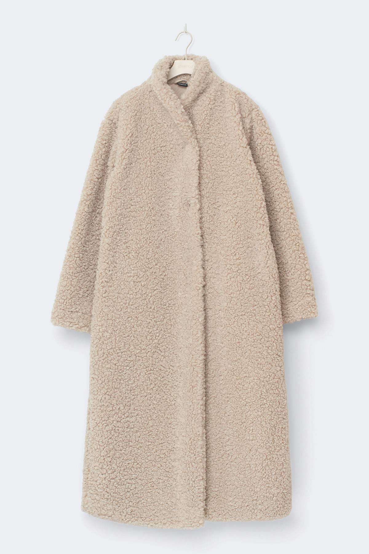 Pile coat - Beige clair