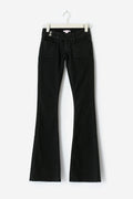 14+ pleated flare jeans tall - Grey distressed