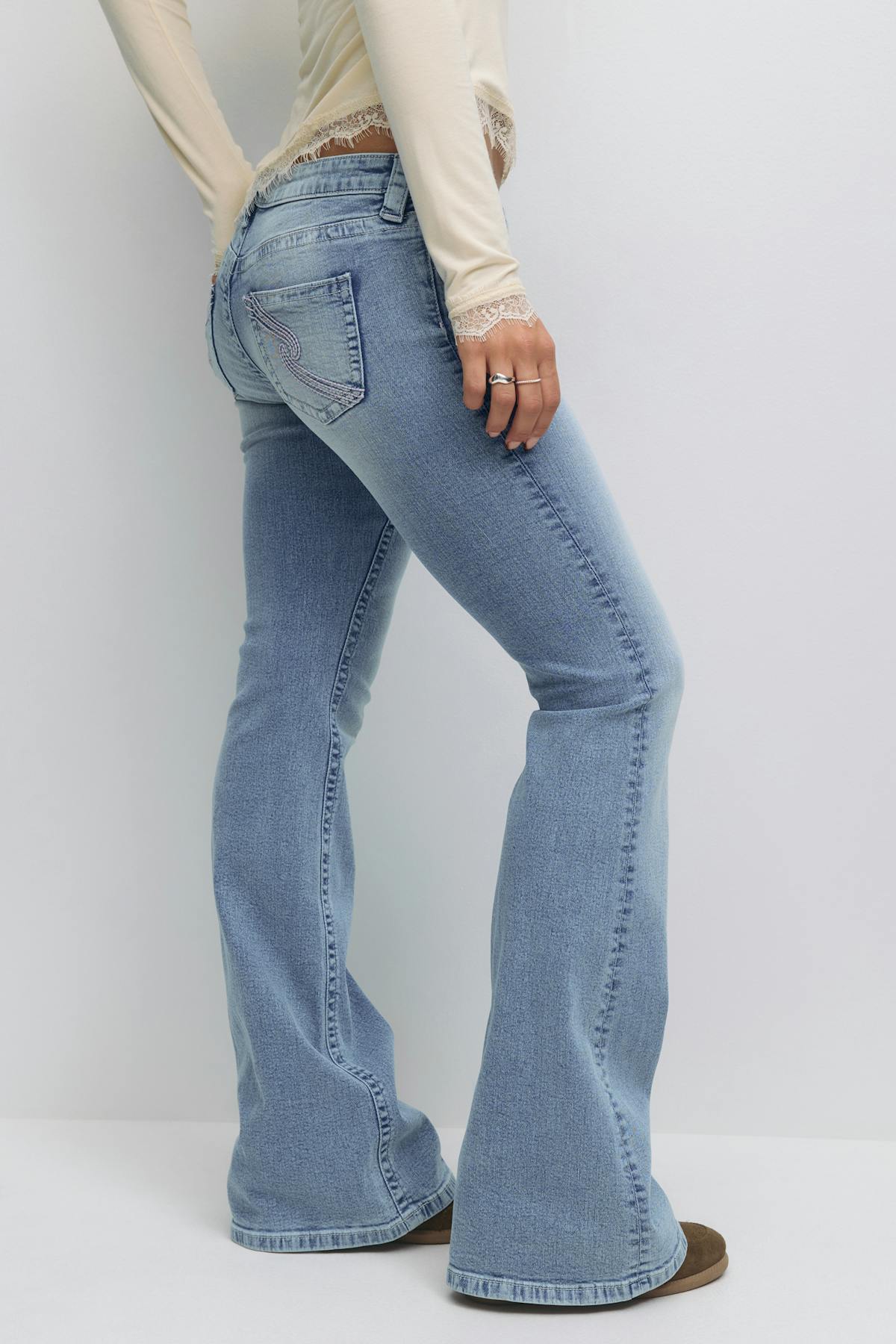 14+ dixie ultra low jeans tall - Bleu clair