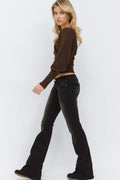 14+ dixie ultra low jeans tall - Noir