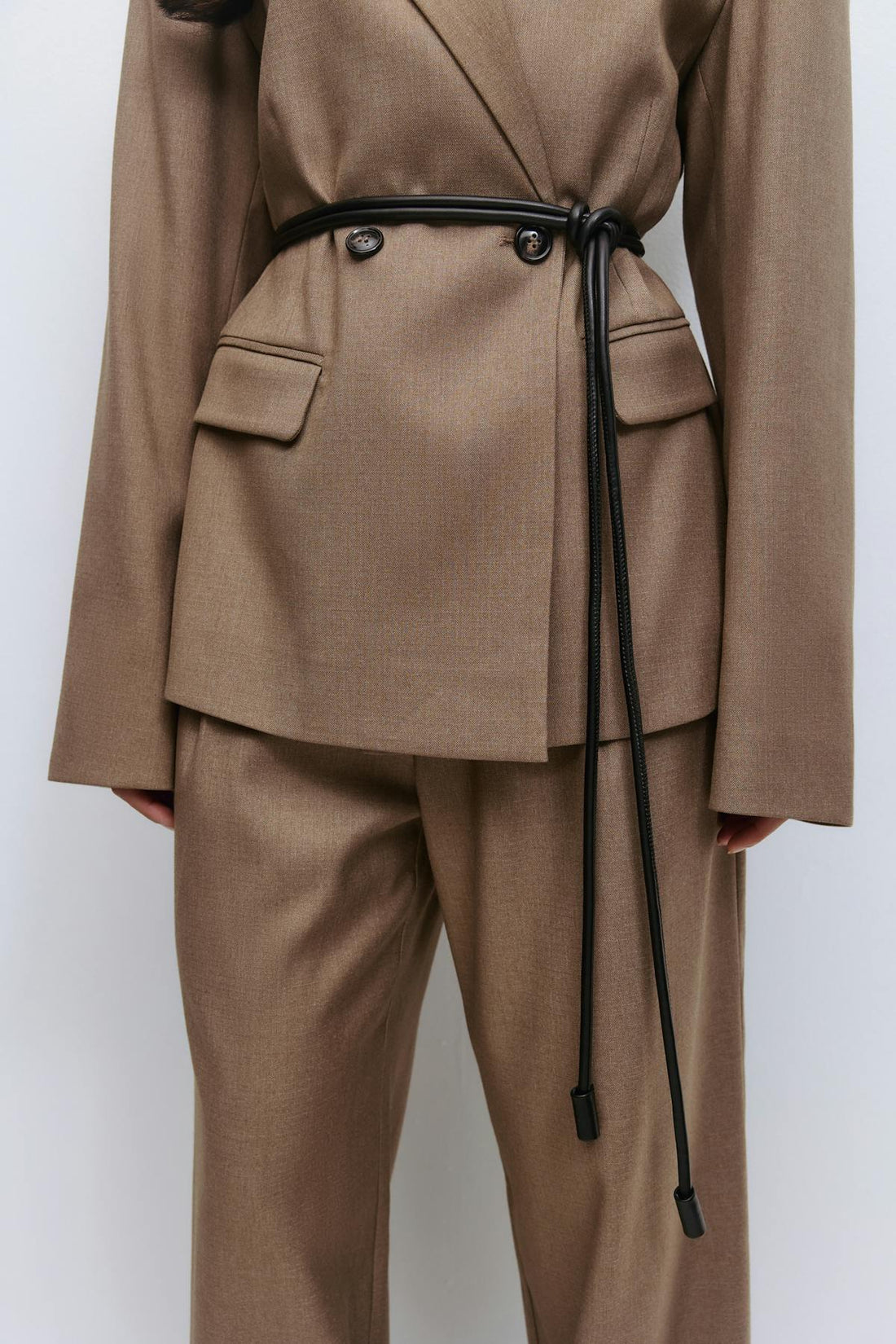 Clean rope belt - Noir