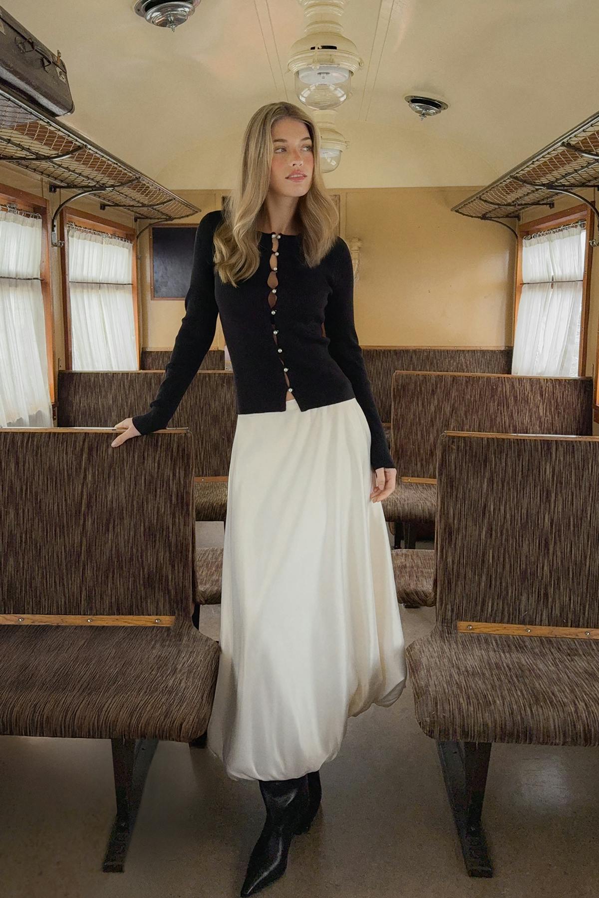 Balloon skirt - Noir
