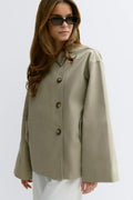 Oversized jacket - Khaki beige