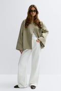 Oversized jacket - Khaki beige