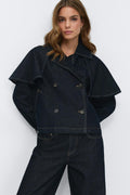 Cape denim trench - Rinse