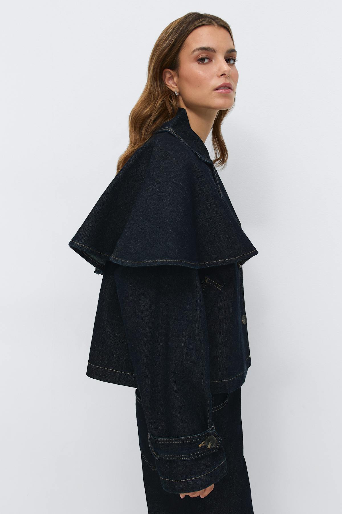 Cape denim trench - Rinse
