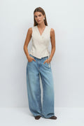 Barrel balloon jeans - Bleu