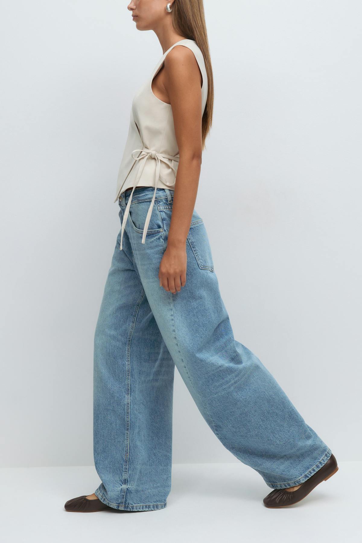 Barrel balloon jeans - Bleu