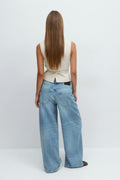 Barrel balloon jeans - Bleu