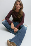 14+ x-tra low cut off jeans - Bleu foncé