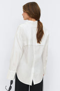 Oversized shirt - Blanc