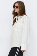 Oversized shirt - Blanc