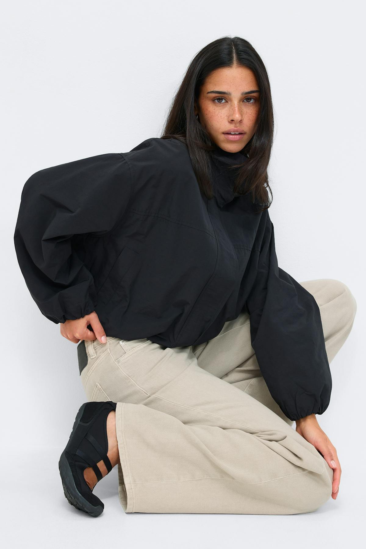 Low wide jeans - Rinse