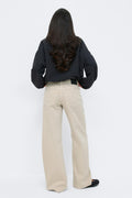 Low wide jeans - Gris