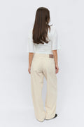 Baggy-crush jeans - Butter yellow