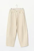 Baggy-crush jeans - Butter yellow