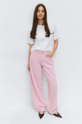 Baggy-crush jeans - Butter yellow