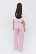 Baggy-crush jeans - Butter yellow