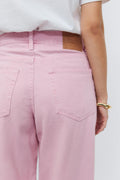 Baggy-crush jeans - Butter yellow