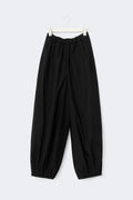 Mid waist balloon trousers - Noir