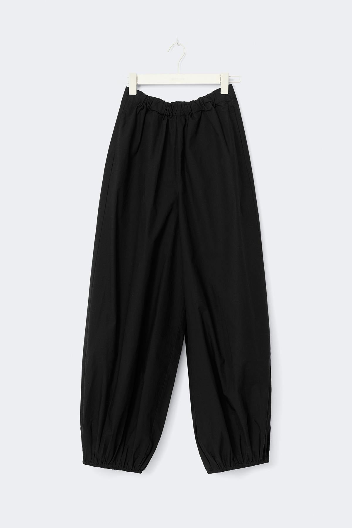 Mid waist balloon trousers - Noir