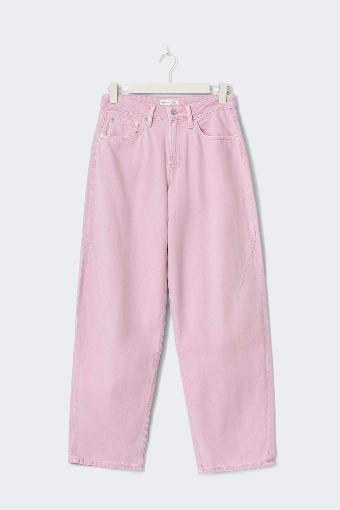 Baggy-crush tall jeans - Cold blue