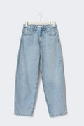 Baggy-crush tall jeans - Cold blue