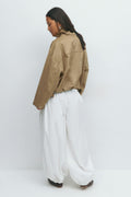 Wide balloon trousers - Blanc