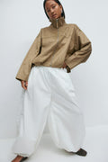 Wide balloon trousers - Blanc