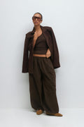 Wide balloon trousers - Blanc
