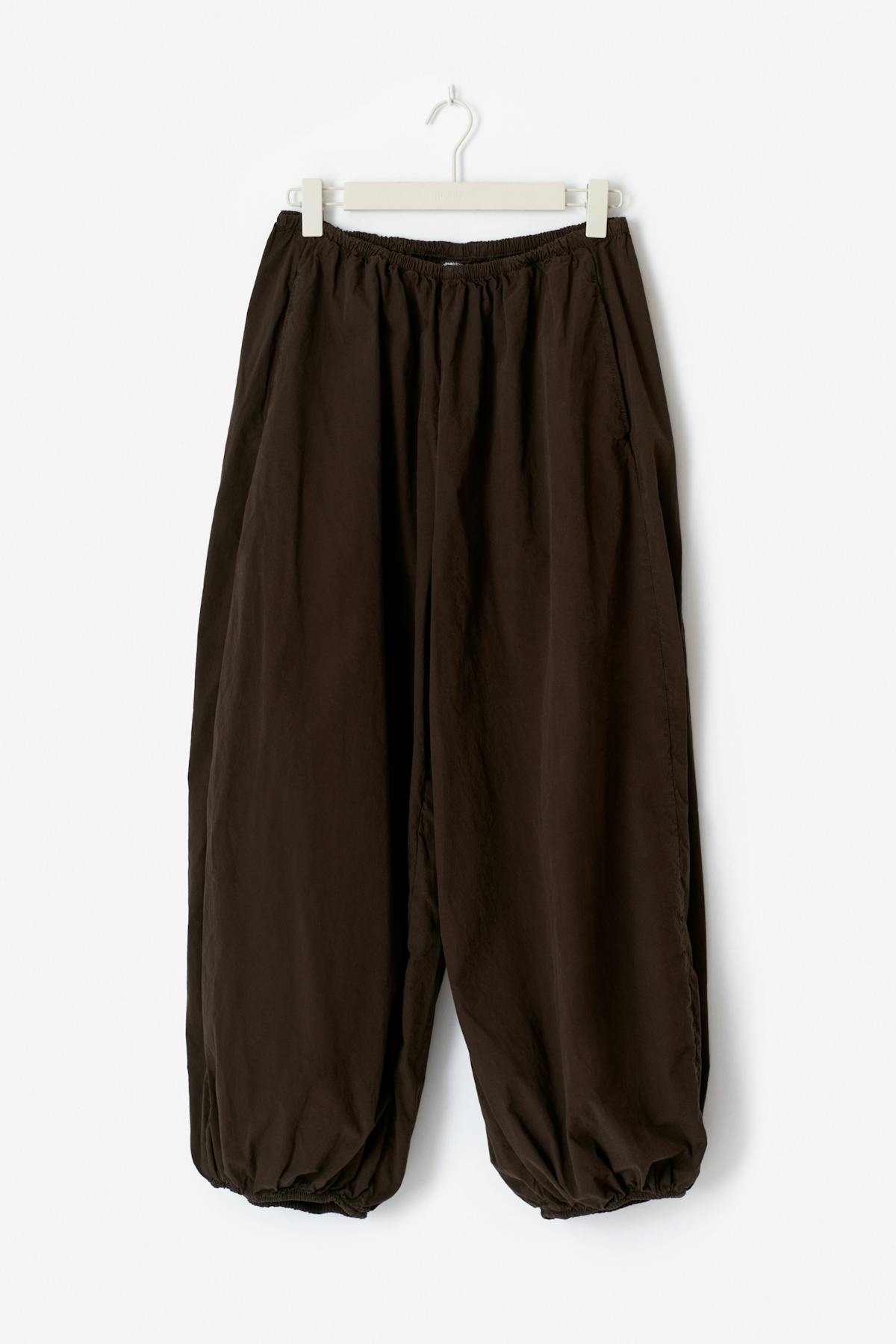 Wide balloon trousers - Marron