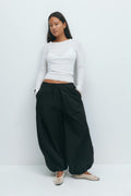 Wide balloon trousers - Noir