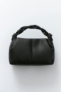 Small braided top handle bag