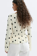Long sleeve smock top - Zebra