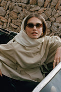 Short cape trench jacket - Beige clair