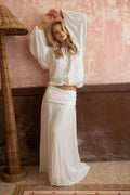 Dropped waist skirt - Noir
