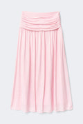 Dropped waist skirt - Blanc