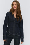 Slim fit denim shirt - Rinse