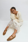 Lace skirt - Buttercream