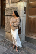 Lace skirt - Noir