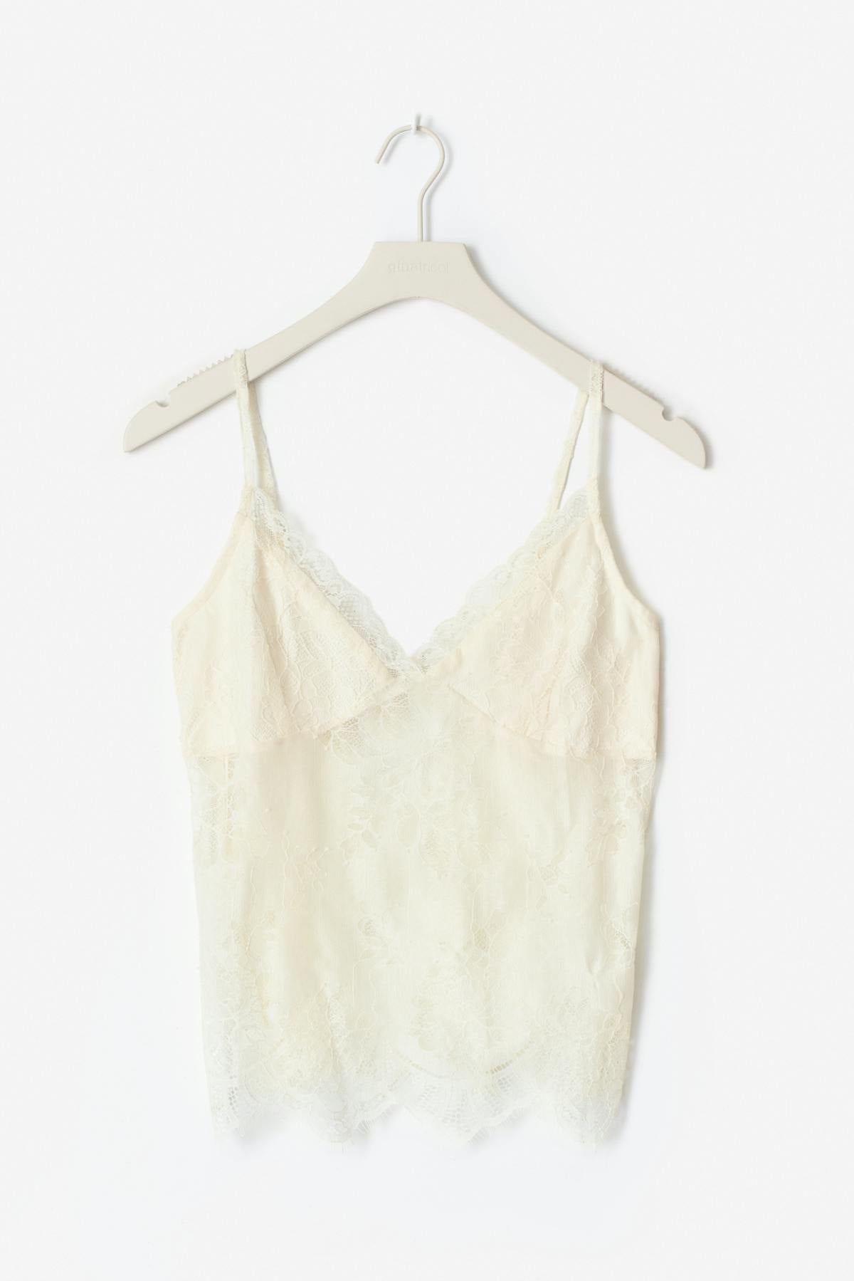 Lace singlet - Kaki