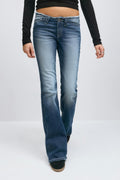 Y  x-tra low cut off jeans - Bleu foncé