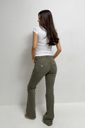 Y2k low bootcut jeans - Bleu foncé