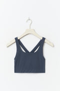 Soft yoga top - Dusty blue