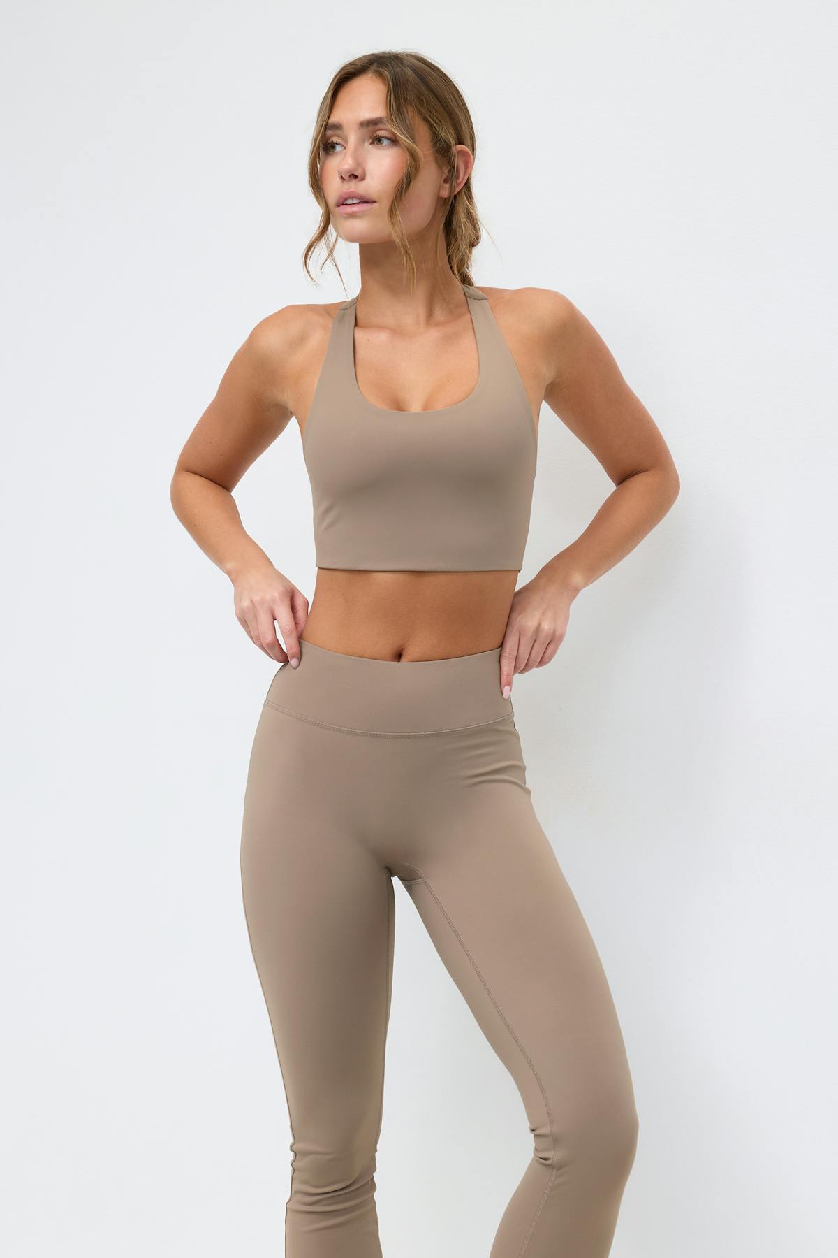 Soft yoga top - Dusty blue