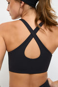 Soft yoga top - Noir