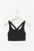 Soft yoga top - Noir